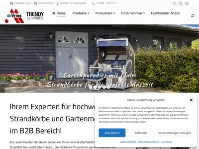 Website von DekoVries GmbH