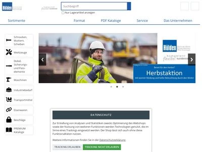 Website von Aug. Hülden GmbH + Co. KG