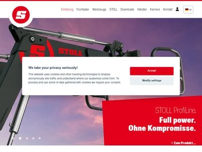 Website von Wilhelm STOLL Maschinenfabrik GmbH