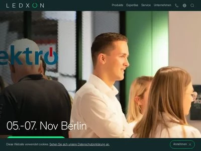 Website von ledxon GmbH