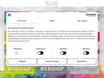 Website von Brevillier Urban & Sachs GmbH & Co KG