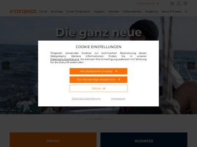 Website von Torqeedo GmbH