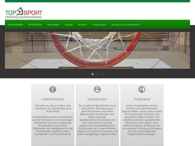 Website von TOP-SPORT GmbH