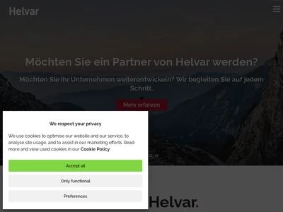 Website von HELVAR GMBH