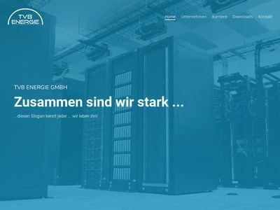 Website von TVB Energie GmbH