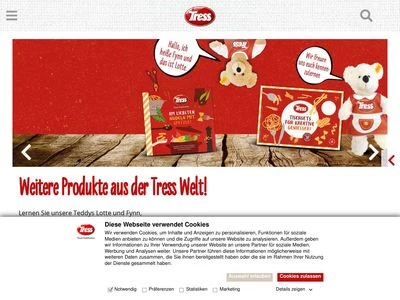 Website von Franz Tress GmbH & Co. KG