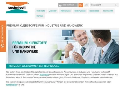 Website von Ruderer Klebetechnik GmbH