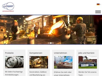 Website von Lütgert & Co. GmbH