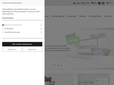 Website von Rocholz GmbH