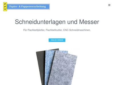 Website von PPV – Papier- und Pappenverarbeitung UG (haftungsbeschränkt)