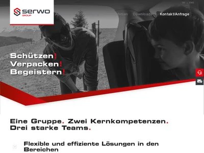 Website von Serwo GmbH