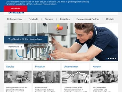 Website von Stiller GmbH Verschließ-Technik