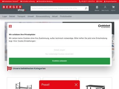 Website von BERGER GROUP