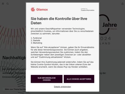 Website von Glamox GmbH