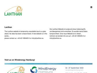 Website von Lanthan GmbH & Co. KG