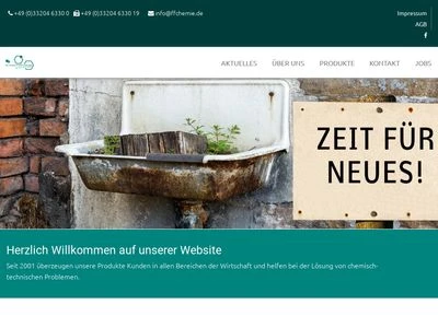 Website von FF-IndustrieChemie oHG