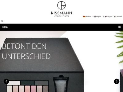 Website von RISSMANN GMBH