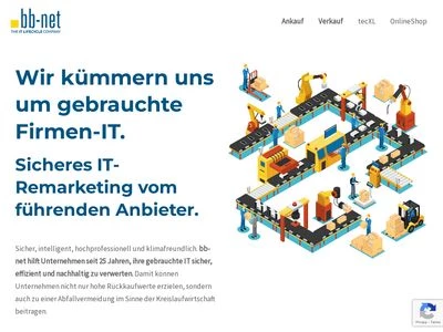 Website von bb-net media gmbh