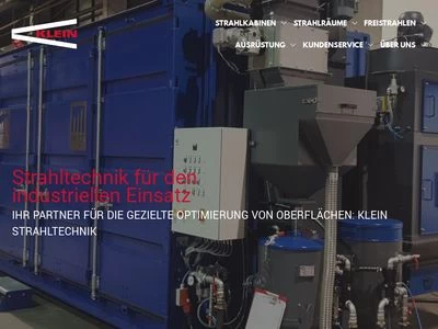 Website von F. Klein Industrieservice GmbH