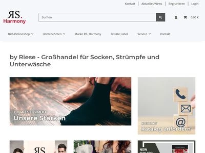 Website von by Riese GmbH