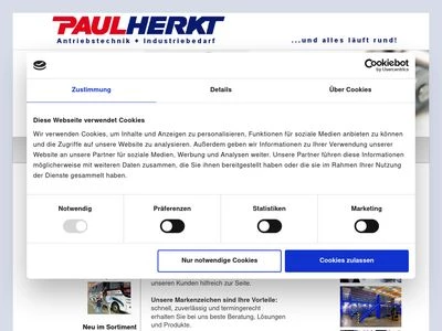 Website von Paul Herkt GmbH