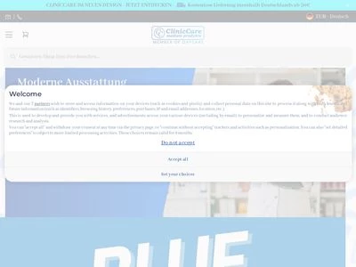 Website von ClinicCare GmbH