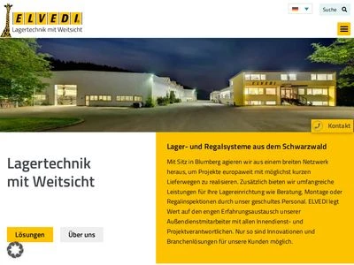 Website von Elvedi GmbH