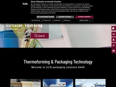 Website von ILLIG Maschinenbau GmbH & Co. KG