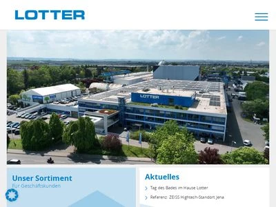 Website von Gebr. Lotter KG