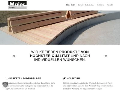 Website von Maier GmbH