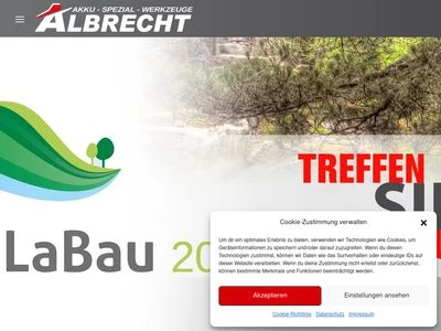 Website von ALBrecht GmbH