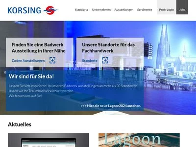 Website von Dr. Kurt Korsing GmbH & Co. KG