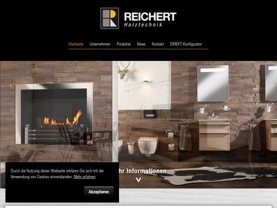 Website von Reichert Holztechnik GmbH & Co. KG