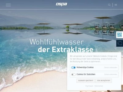 Website von Ospa Apparatebau Pauser GmbH & Co. KG