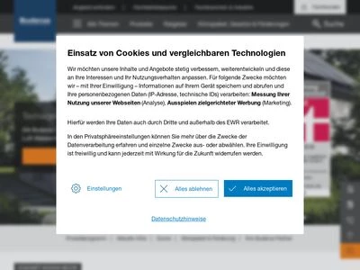 Website von Buderus - Bosch Thermotechnik GmbH