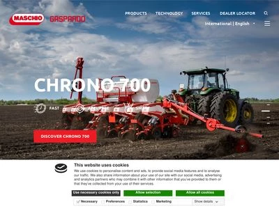 Website von MASCHIO DEUTSCHLAND GmbH