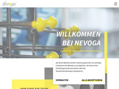 Website von NEVOGA GMBH