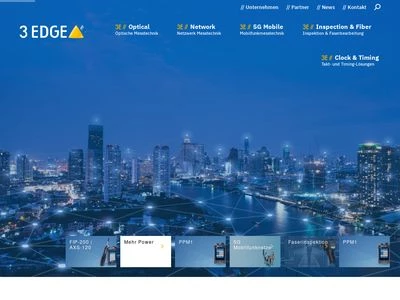 Website von 3 EDGE GmbH