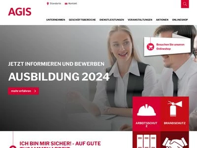 Website von AGIS Industrie Service GmbH & Co. KG