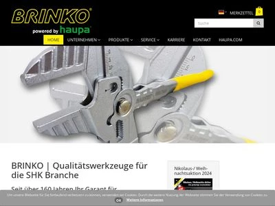 Website von BRINKO GmbH