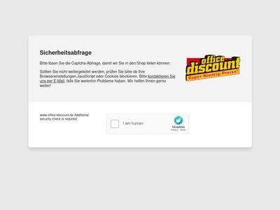 Website von office discount GmbH