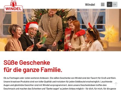 Website von Windel GmbH & Co. KG