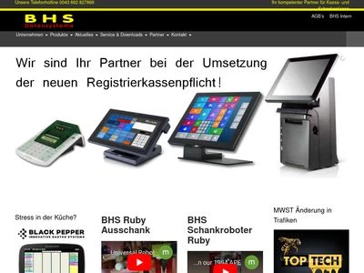 Website von BHS Datensysteme GmbH