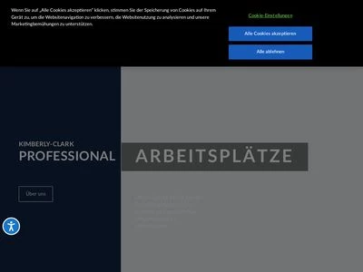 Website von Kimberly-Clark GmbH