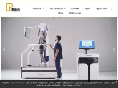 Website von Rölke Pharma GmbH