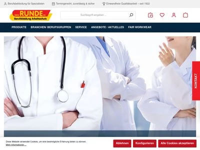 Website von GEBR. RUNDE GmbH