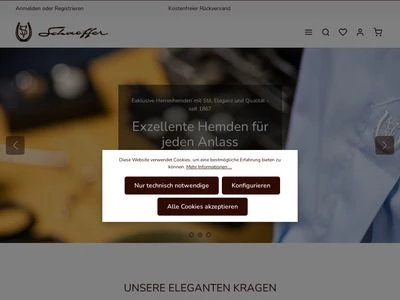 Website von Schaeffer International GmbH & Co KG