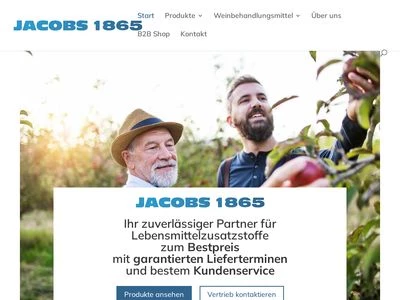 Website von Carl Jacobs GmbH