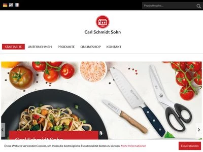 Website von Carl Schmidt Sohn GmbH