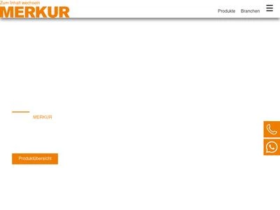 Website von MERKUR Glühlampen & Lichtvertriebs GmbH